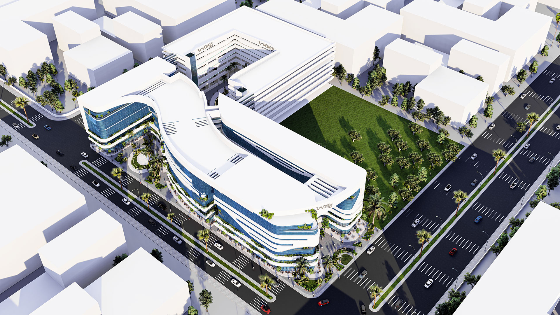 Waves Complex Mall Nozha Ebny Developments