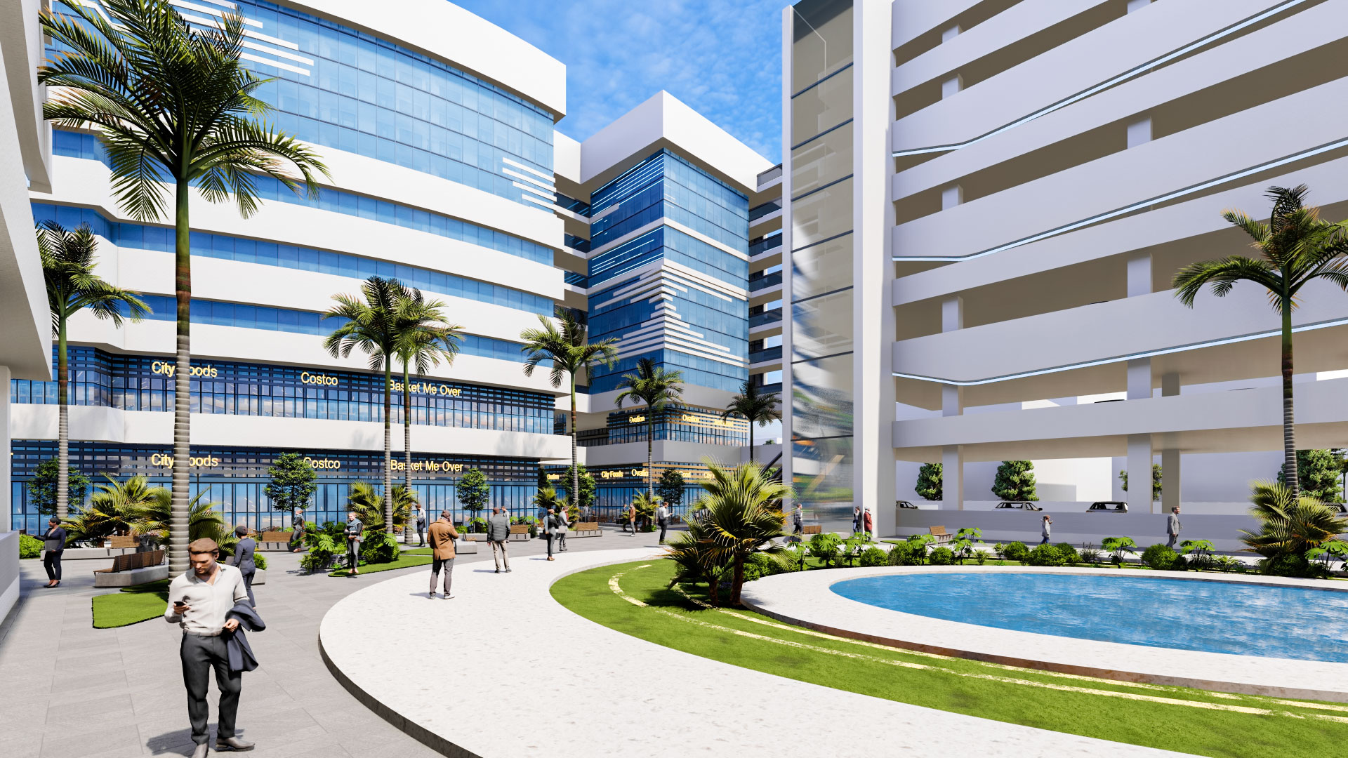 Waves Complex Mall Nozha Ebny Developments