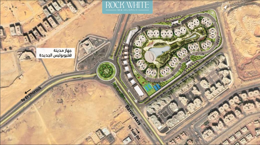 امتلك شقتك في مشروع روك وايت هليوبوليس الجديدة بمساحة 124 متر