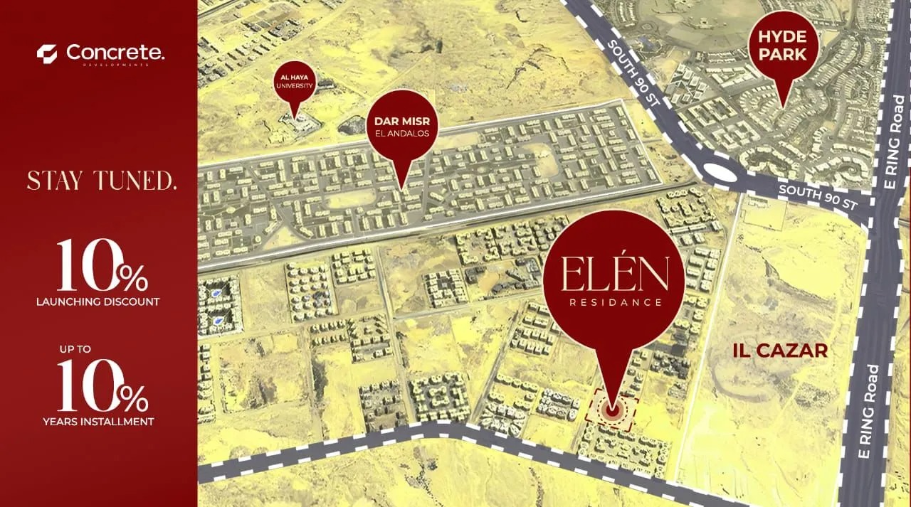 Elen New Cairo Compound Concrete Development