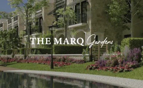 توين هاوس 259م في القاهرة الجديدة كمبوند ذا مارك جاردنز