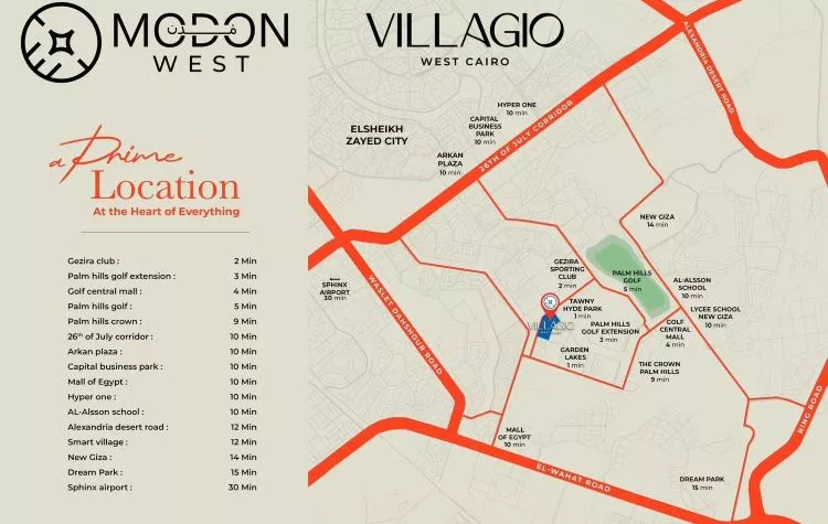 Villagio October Compound Modon Developments